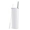 ProSub 20oz Straight Skinny Tumbler Sublimation Blanks - Gloss White